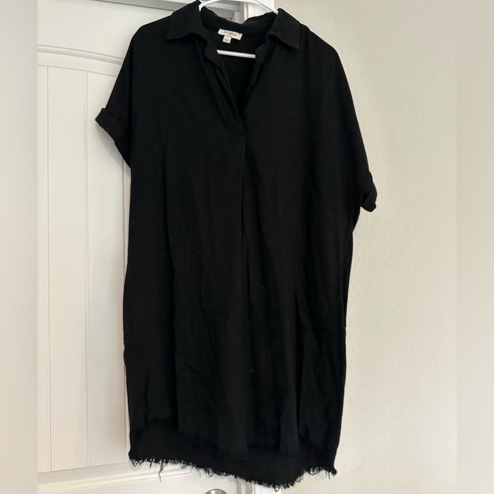 Black t shirt dress